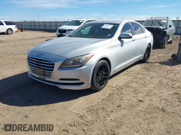 2015 Hyundai Genesis 3.8L z VIN KMHGN4JE4FU068090, wystawiony jako IAAI lot #41649107 z przebiegiem 119 396 mil mil oraz . Historia ofert i sprzedaży dostępna na DreamBid. Obrazek 2.