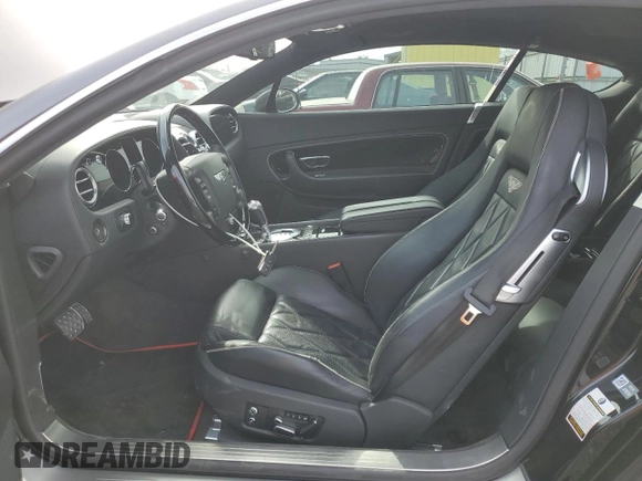 2007 Bentley Continental GT with VIN SCBCR73W07C044927, listed as a Copart auction lot 56657975 with 36,253 mi miles and Salvage Title. Bid and sale history available at DreamBid. Image 7.