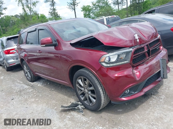 2017 Dodge Durango GT z VIN 1C4RDHDG6HC757805, wystawiony jako IAAI lot #42104387 z przebiegiem 76 511 mil mil oraz . Historia ofert i sprzedaży dostępna na DreamBid. Obrazek 1.