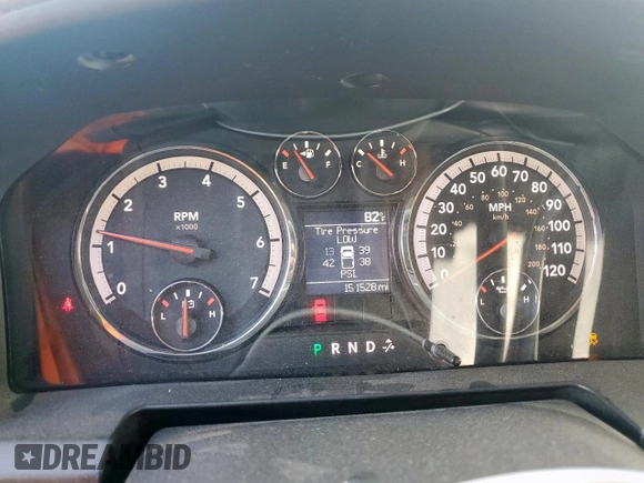 2012 Ram 1500 Express with VIN 1C6RD7FT4CS342153, listed as a Copart auction lot 62348175 with 151,528 mi miles and Salvage title. Bid and sale history available at DreamBid. Image 9.