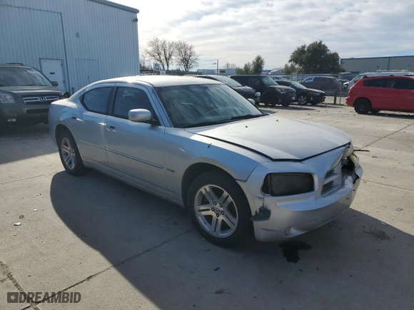 2007 Dodge Charger R/T with VIN 2B3KA53H77H602499, listed as a Copart auction lot 88473745 with 263,874 mi miles and Salvage Title. Bid and sale history available at carsss.com. Image 4.
