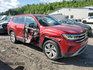 2021 Volkswagen Atlas SE z VIN 1V2KR2CA2MC505815, wystawiony jako Copart lot #54756465 z przebiegiem 51 653 mil mil oraz Szkoda całkowita • Salvage title. Historia ofert i sprzedaży dostępna na DreamBid. Obrazek 4.