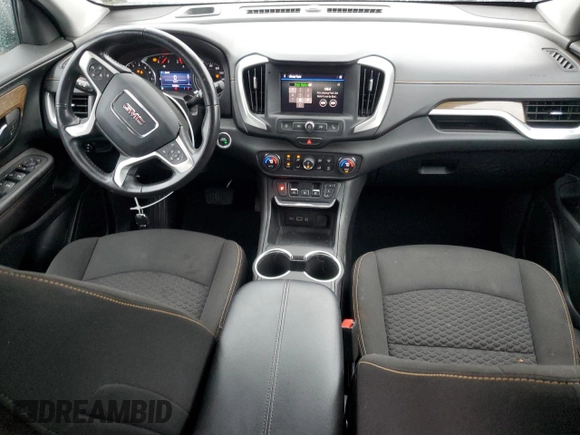 2021 GMC Terrain SLE with VIN 3GKALTEV5ML386042, listed as a Copart auction lot 56867875 with 63,859 mi miles and Salvage title. Bid and sale history available at DreamBid. Image 8.