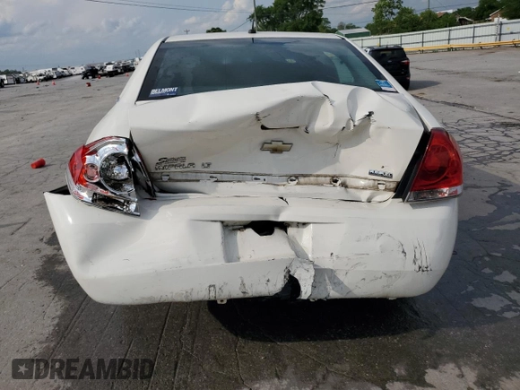 2008 Chevrolet Impala LT with VIN 2G1WT58K381219306, listed as a Copart auction lot 53984945 with 142,157 mi miles and Salvage Title. Bid and sale history available at DreamBid. Image 6.