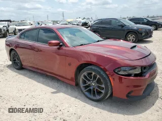 2020 Dodge Charger Scat Pack z VIN 2C3CDXGJ6LH219557, wystawiony jako Copart lot #57494375 z przebiegiem 43 591 mil mil oraz Szkoda całkowita • Salvage title. Historia ofert i sprzedaży dostępna na DreamBid. Obrazek 4.