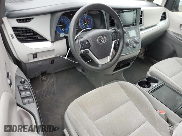 2019 Toyota Sienna LE Auto Access Seat with VIN 5TDKZ3DC1KS008614, listed as a Copart auction lot 54480165 with 114,320 mi miles and Salvage title. Bid and sale history available at DreamBid. Image 8.