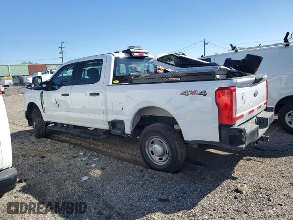2024 Ford Super Duty F-250 SRW XL with VIN 1FT7W2BA1REC60180, listed as a Copart auction lot 74776124 with 0 mi miles and Salvage Title. Bid and sale history available at carsss.com. Image 2.