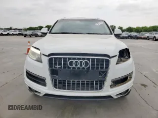 2015 Audi Q7 Premium Plus with VIN WA1LGAFE2FD023602, listed as a Copart auction lot 53737705 with 102,395 mi miles and Salvage Title. Bid and sale history available at DreamBid. Image 5.