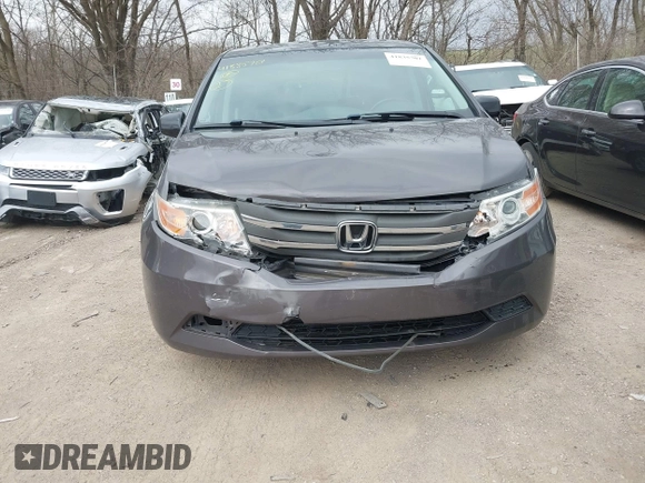 2012 Honda Odyssey EX-L with VIN 5FNRL5H60CB081866, listed as a IAAI auction lot 41835701 with 151,236 mi miles and . Bid and sale history available at DreamBid. Image 12.