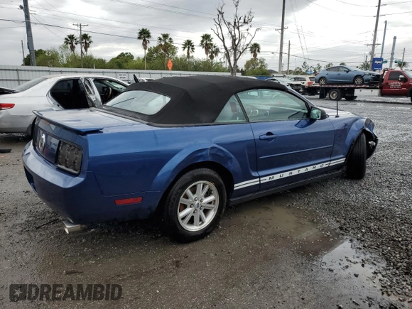 2008 Ford Mustang Deluxe with VIN 1ZVHT84N685143447, listed as a Copart auction lot 48021925 with 79,302 mi miles and Salvage Title. Bid and sale history available at carsss.com. Image 3.