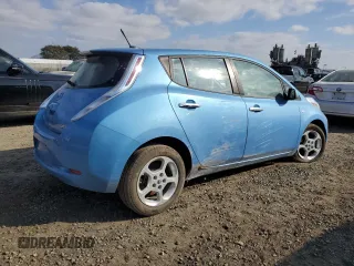 2011 Nissan LEAF SL with VIN JN1AZ0CP3BT000582, listed as a Copart auction lot 42236045 with 0 mi miles and Clean Title. Bid and sale history available at carsss.com. Image 3.