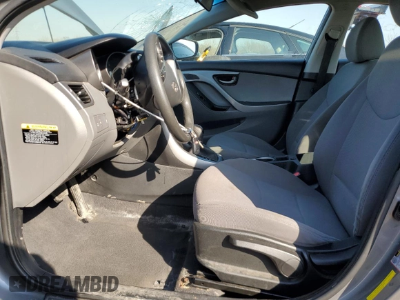 2014 Hyundai Elantra SE with VIN 5NPDH4AE6EH483984, listed as a Copart auction lot 48506655 with 69,829 mi miles and Salvage title. Bid and sale history available at DreamBid. Image 7.