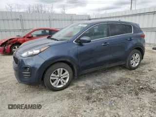 2017 Kia Sportage LX with VIN KNDPM3AC4H7213422, listed as a Copart auction lot 53560945 with 111,822 mi miles and Salvage Title. Bid and sale history available at carsss.com. Image 1.