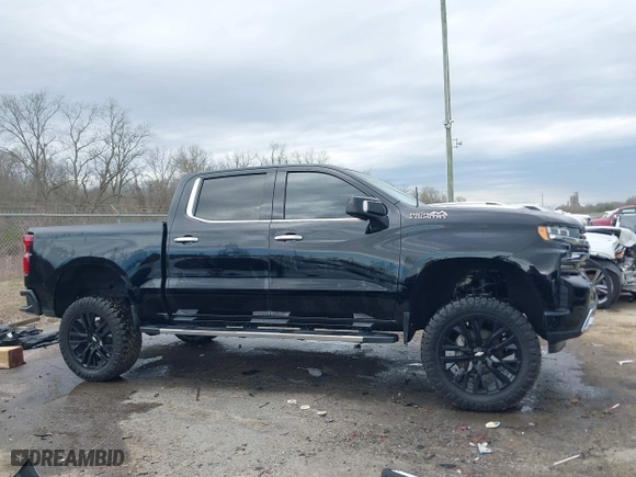 2020 Chevrolet Silverado 1500 High Country with VIN 3GCPWFEDXLG178011, listed as a IAAI auction lot 41684515 with 87,312 mi miles. Bid and sale history available at carsss.com. Image 14.