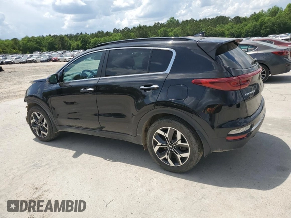 2022 Kia Sportage EX with VIN KNDPN3ACXN7947670, listed as a Copart auction lot 55478495 with 70,257 mi miles and Clean title. Bid and sale history available at DreamBid. Image 2.