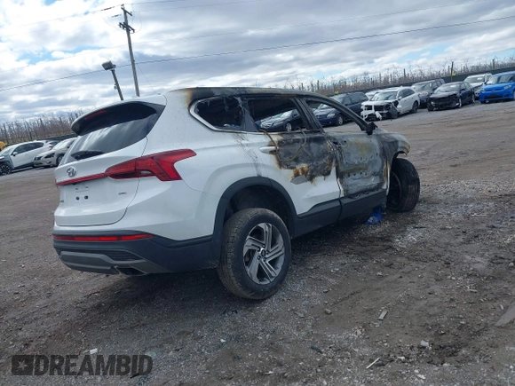 2022 Hyundai Santa Fe SE with VIN 5NMS1DAJ1NH417462, listed as a IAAI auction lot 41812248 with 40,306 mi miles. Bid and sale history available at carsss.com. Image 16.