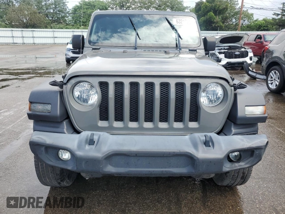 2020 Jeep Wrangler Unlimited Sport S z VIN 1C4HJXDN5LW155501, wystawiony jako Copart lot #63217835 z przebiegiem 80 662 mil mil oraz Czysty tytuł • Clean title. Historia ofert i sprzedaży dostępna na DreamBid. Obrazek 5.