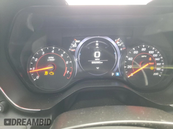 2019 Chevrolet Camaro 2SS z VIN 1G1FH3D72K0126254, wystawiony jako Copart lot #89075055 z przebiegiem 65 280 mil mil oraz Szkoda całkowita • Salvage title. Historia ofert i sprzedaży dostępna na DreamBid. Obrazek 9.