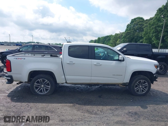2022 Chevrolet Colorado 4WD Work Truck with VIN 1GCGTBEN0N1136281, listed as a IAAI auction lot 42258405 with 56,863 mi miles and . Bid and sale history available at DreamBid. Image 14.