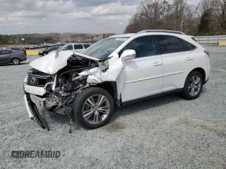 2015 Lexus RX 350 with VIN 2T2ZK1BA6FC190944, listed as a Copart auction lot 50055605 with 265,000 mi miles and Salvage Title. Bid and sale history available at carsss.com. Image 1.