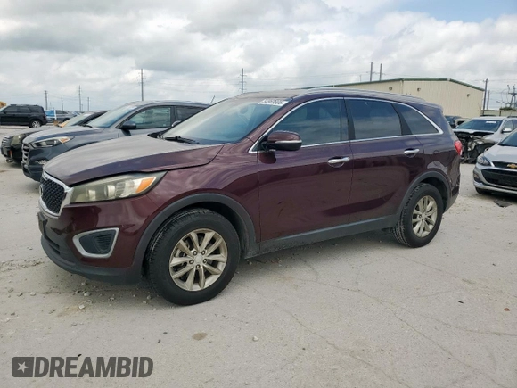 2016 Kia Sorento LX with VIN 5XYPG4A34GG116803, listed as a Copart auction lot 54969905 with 132,739 mi miles and Clean Title. Bid and sale history available at carsss.com. Image 1.