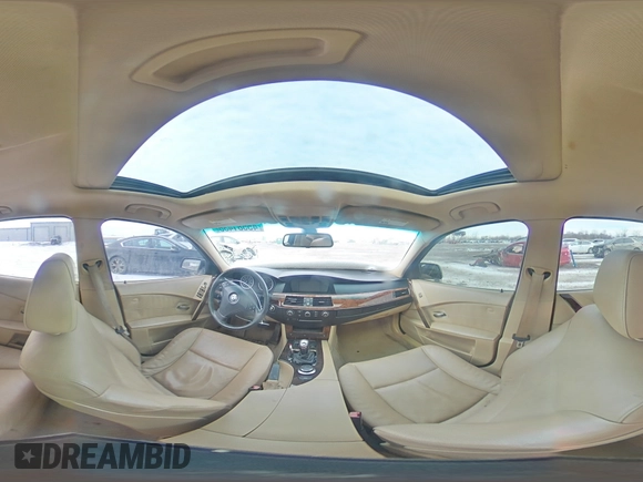 2007 BMW 5 Series 530xi with VIN WBANF73517CU25107, listed as a Copart auction lot 45581435 with 249,612 mi miles and Salvage Title. Bid and sale history available at carsss.com. Image 12.