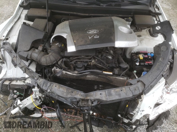 2009 Hyundai Genesis with VIN KMHGC46E29U039092, listed as a Copart auction lot 51525935 with 83,191 mi miles and Salvage Title. Bid and sale history available at DreamBid. Image 12.