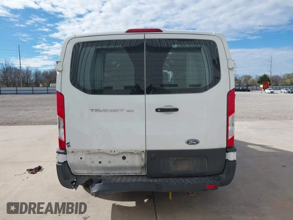 2019 Ford Transit with VIN 1FTYE1YM5KKB72601, listed as a IAAI auction lot 41799922 with 113,502 mi miles. Bid and sale history available at carsss.com. Image 16.