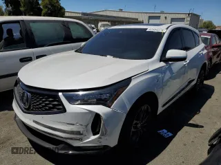2022 Acura RDX w/A-Spec Package with VIN 5J8TC2H68NL009027, listed as a Copart auction lot 62934374 with 18,843 mi miles and Salvage Title. Bid and sale history available at carsss.com. Image 1.