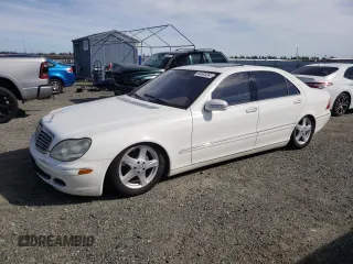 2005 Mercedes-Benz S-Class 5.0L with VIN WDBNG75J95A445994, listed as a Copart auction lot 46492434 with 0 mi miles and Clean Title. Bid and sale history available at carsss.com. Image 1.