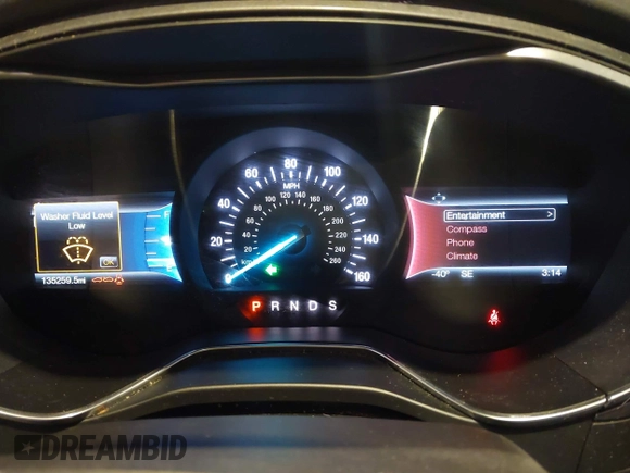 2016 Ford Fusion Titanium with VIN 3FA6P0K96GR197709, listed as a IAAI auction lot 40977902 with 135,259 mi miles. Bid and sale history available at carsss.com. Image 7.