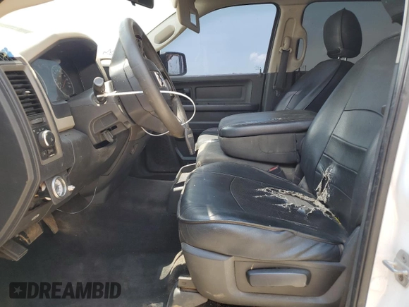 2012 Ram 1500 Express with VIN 1C6RD6KT5CS156721, listed as a Copart auction lot 61582295 with 262,984 mi miles and Salvage title. Bid and sale history available at DreamBid. Image 7.