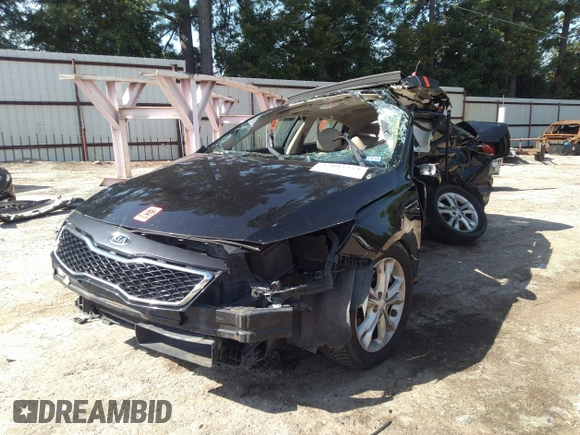2012 Kia Optima EX with VIN 5XXGN4A61CG017161, listed as a IAAI auction lot 37095222 with Not Provided miles and . Bid and sale history available at carsss.com. Image 2.