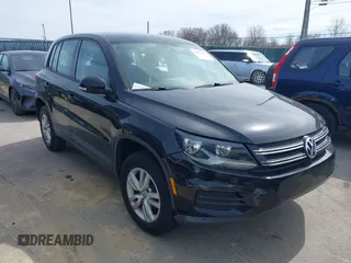 2012 Volkswagen Tiguan SE with VIN WVGAV7AXXCW526403, listed as a IAAI auction lot 41852974 with 125,376 mi miles and . Bid and sale history available at DreamBid. Image 1.
