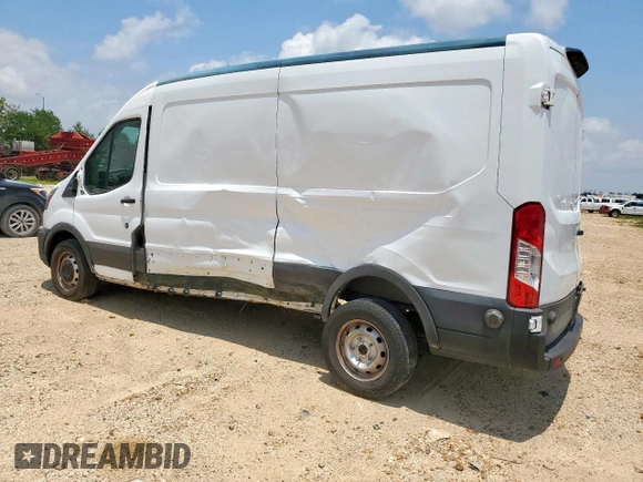 2021 Ford Transit Cargo with VIN 1FTBR1C8XMKA19347, listed as a Copart auction lot 54431575 with 161,668 mi miles and Salvage title. Bid and sale history available at DreamBid. Image 2.