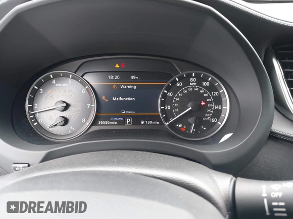 2022 Infiniti QX50 Pure with VIN 3PCAJ5AB6NF110784, listed as a IAAI auction lot 41798196 with 36,586 mi miles and . Bid and sale history available at DreamBid. Image 7.