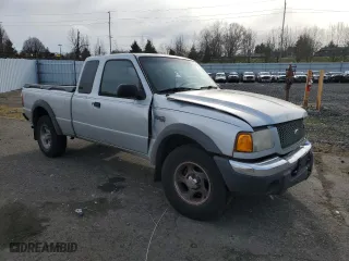 2001 Ford Ranger XL Fleet with VIN 1FTZR15U01TA03575, listed as a Copart auction lot 43755965 with 168,669 mi miles and Salvage Title. Bid and sale history available at carsss.com. Image 4.