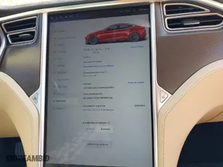 2014 Tesla Model S 60 kWh Battery with VIN 5YJSA1H1XEFP38289, listed as a IAAI auction lot 42092052 with 75,668 mi miles. Bid and sale history available at carsss.com. Image 19.