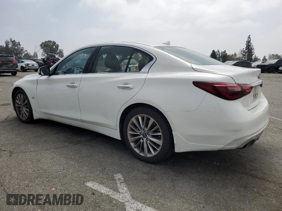 2019 Infiniti Q50 Luxe с VIN JN1EV7AP0KM543598, выставлен на аукционе Copart как лот 55528025 с пробегом 40 168 миль миль и Списание • Salvage title. История ставок и продаж доступна на DreamBid. Изображение 2.