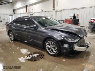 2020 Hyundai Sonata SEL with VIN 5NPEF4JAXLH027569, listed as a Copart auction lot 45305105 with 109,716 mi miles and Clean Title. Bid and sale history available at carsss.com. Image 4.