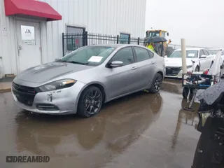 2016 Dodge Dart SE with VIN 1C3CDFAA2GD607777, listed as a IAAI auction lot 41894657 with 125,267 mi miles. Bid and sale history available at carsss.com. Image 2.