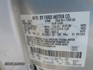 2011 Ford F-150 XL с VIN 1FTFW1EF5BKD65034, выставлен на аукционе IAAI как лот 42331012 с пробегом Не указан миль и . История ставок и продаж доступна на DreamBid. Изображение 9.