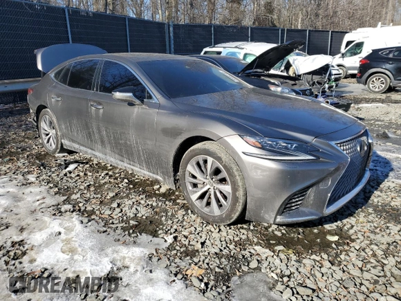 2018 Lexus LS 500 with VIN JTHC51FF5J5003978, listed as a Copart auction lot 89002105 with 119,472 mi miles and Salvage title. Bid and sale history available at DreamBid. Image 4.