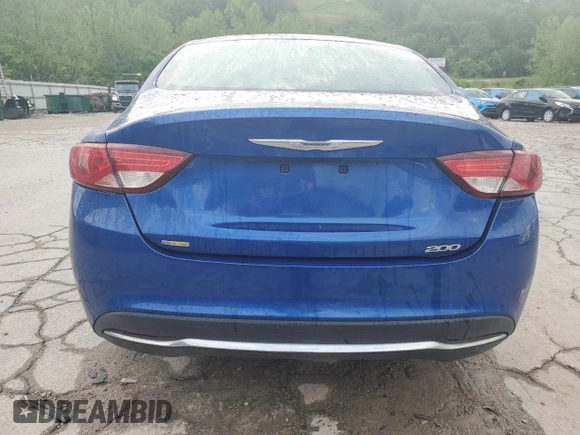 2015 Chrysler 200 Limited with VIN 1C3CCCAB9FN583805, listed as a Copart auction lot 57056495 with 132,445 mi miles and Salvage title. Bid and sale history available at DreamBid. Image 6.