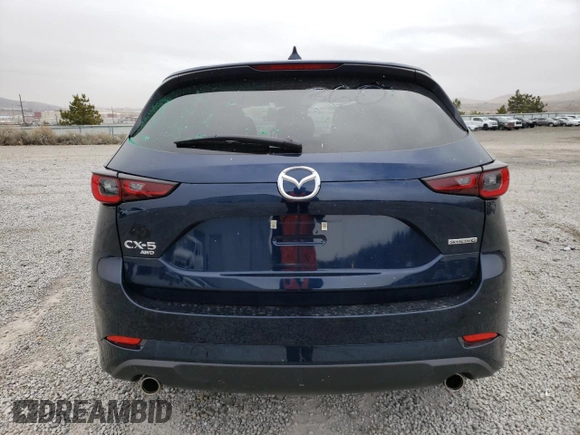 2024 Mazda CX-5 2.5 S Carbon Edition with VIN JM3KFBCL3R0412748, listed as a Copart auction lot 43615055 with 11,406 mi miles and Salvage Title. Bid and sale history available at carsss.com. Image 6.