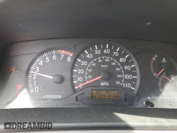 2003 Toyota Corolla CE with VIN JTDBR32E930012273, listed as a Copart auction lot 53521725 with 241,875 mi miles and Clean Title. Bid and sale history available at DreamBid. Image 9.