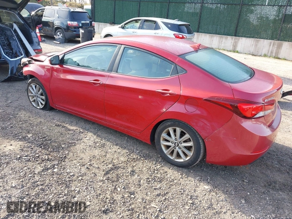 2014 Hyundai Elantra SE z VIN KMHDH4AE7EU058050, wystawiony jako IAAI lot #42139887 z przebiegiem 118 802 mil mil oraz . Historia ofert i sprzedaży dostępna na DreamBid. Obrazek 3.