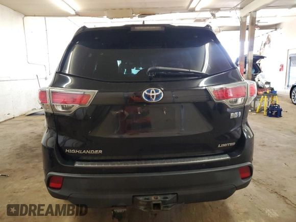2014 Toyota Highlander Limited with VIN 5TDDCRFH3ES005028, listed as a Copart auction lot 51799655 with 196,537 mi miles and Salvage title. Bid and sale history available at DreamBid. Image 6.