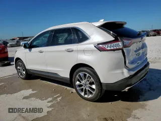 2015 Ford Edge Titanium z VIN 2FMTK3K93FBC38982, wystawiony jako Copart lot #50225465 z przebiegiem 126 110 mil mil oraz Czysty tytuł • Clean title. Historia ofert i sprzedaży dostępna na DreamBid. Obrazek 2.