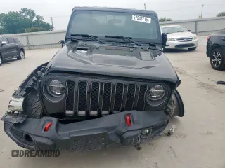 2020 Jeep Wrangler Rubicon with VIN 1C4HJXCG3LW212460, listed as a Copart auction lot 57546715 with 33,085 mi miles and Salvage title. Bid and sale history available at DreamBid. Image 5.
